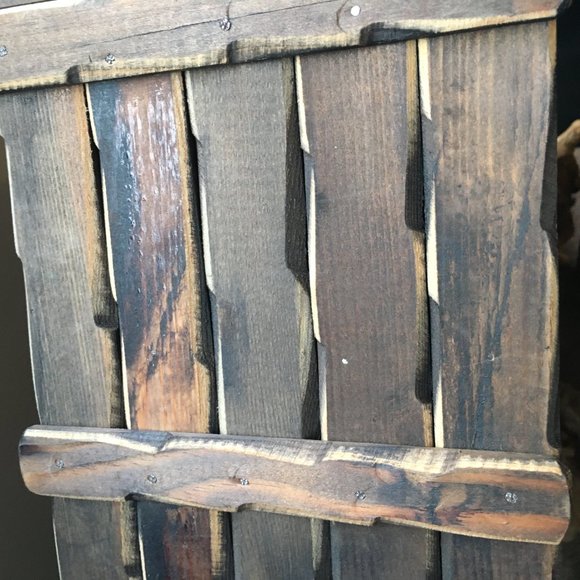 Vintage OAK Mid Century Large Olive Wood Creche Set - Picture 13 of 15